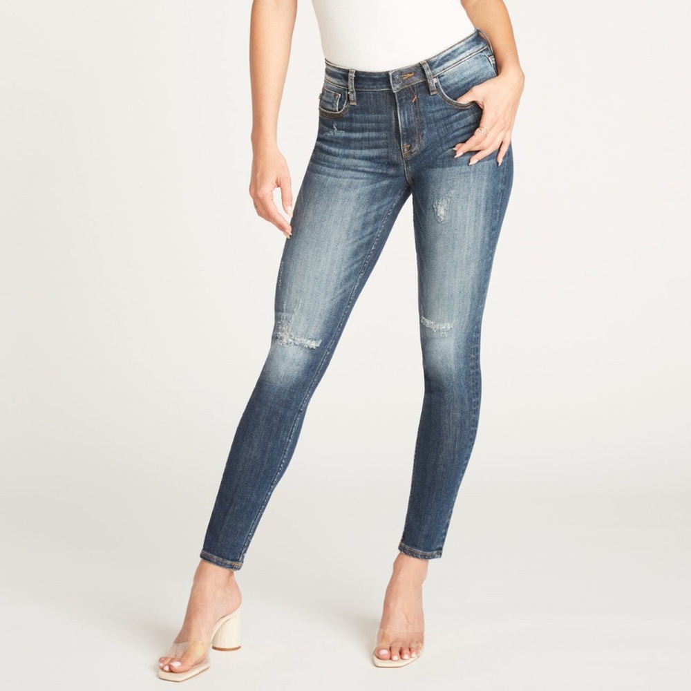 Viggos JAGGER SKINNY - DESTRUCTED
DARK WASH‎